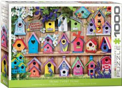 EUROGRAPHICS CASSE-TÊTE 1000 PIÈCES - LA DOUCEUR DU FOYER (CABANES D'OISEAUX)